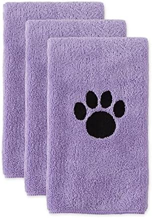 Bone Dry Pet Grooming, Embroidered Microfiber Towel Drying Collection by BoneDry