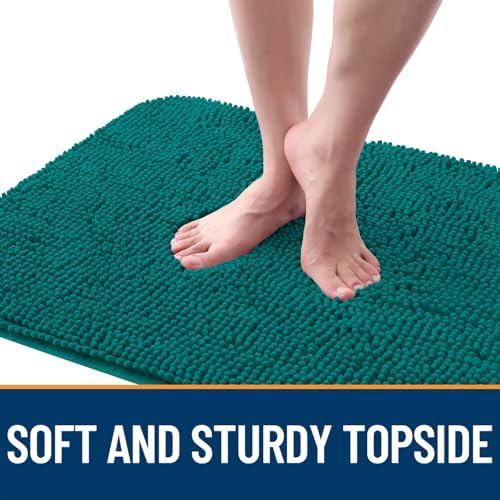 OLANLY Dog Door Mat for Muddy Paws 40x24, Super Absorbent Chenille Mud Mat - Image 4