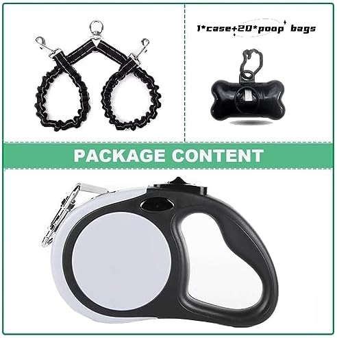 Dual Retractable Dog Leash for 2 Large Dogs - Image 5