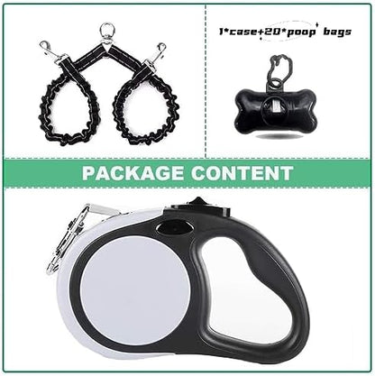 Dual Retractable Dog Leash for 2 Large Dogs - Image 5