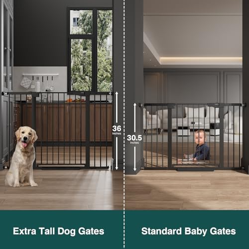 Cumbor 36 in Extra Tall Baby Gate - Image 2