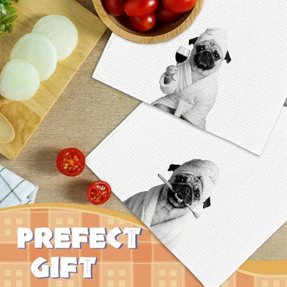 Dog Kitchen Towels Decor Set of 2 - Image 5