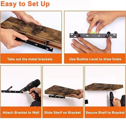 Fixwal Floating Shelves for Wall Decor - Image 7