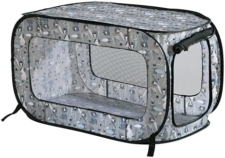 Portable Collapsible Pop Up Kennel, Tail Waggers by BeatriceHomeFashions