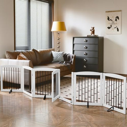PUPETPO Freestanding Pet Gates by PUPETPO