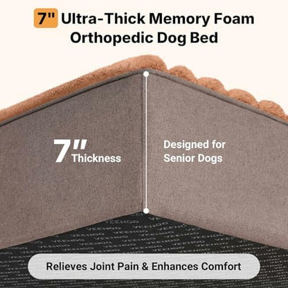 Veehoo Orthopedic Memory Foam Dog Bed - Image 2