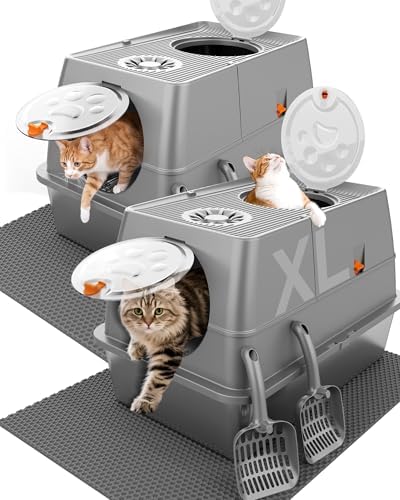 2PACK Stainless Steel Litter Box by Unknown