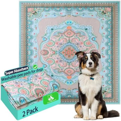 Aitmexcn Washable Pee Pads for Dogs, 2 Extra Large Puppy Pads by Aitmexcn