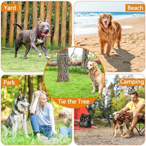 XiaZ Dog Tie Out Cable, Dog Leads - Image 6