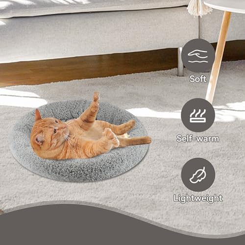 Enjoying Small Cat Bed Mat, 11.81" Round, Self Warming Cat Mat - Image 2