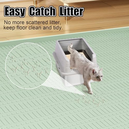 Silicone Cat Litter Mat 47" x 35" Cat Mat - Image 5