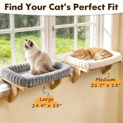 Zoratoo Cloud-Cuddle Cat Perch for Window Sill - Image 6