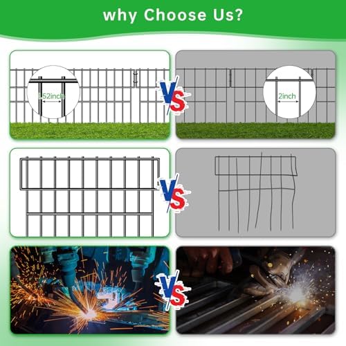 39.5ft X 13in Animal Barrier Fence, 28 Panels No Dig Fence - Image 6
