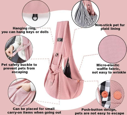 Dog Sling Carrier Soft Breathable - Image 3