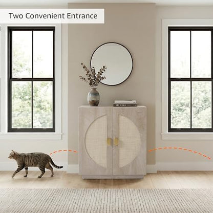 unipaws Tall Cat Litter Box Enclosure - Image 3