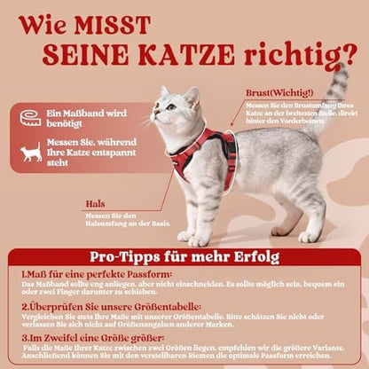 rabbitgoo Cat Harness and Leash Set, Escape Proof Vest - Image 2