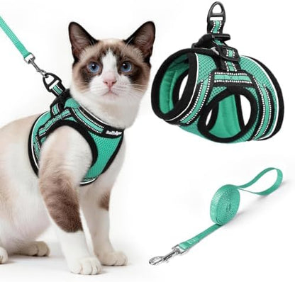 rabbitgoo Cat Harness and Leash Set, Step-in Soft Vest by rabbitgoo