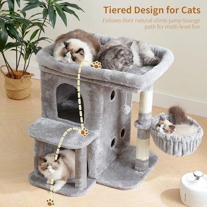Heybly 26.3" Cat Tree for Large Cats - Image 2