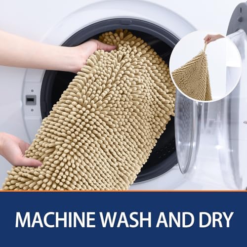 OLANLY Chenille Dog Bath Towel 31x13, Ultra Absorbent Quick Dry Pet Towel - Image 4