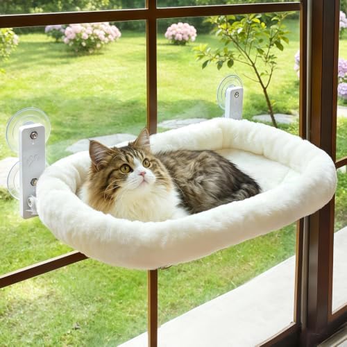 AMOSIJOY Cordless Cat Window Perch by AMOSIJOY