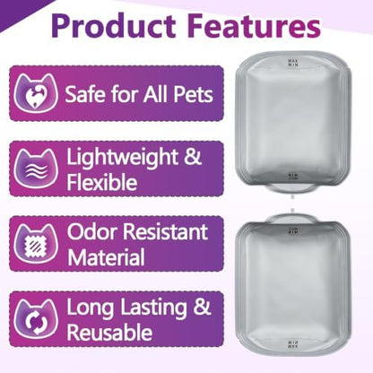 4 Pcs Automatic Litter Box Waterproof Pad Compatible - Image 6