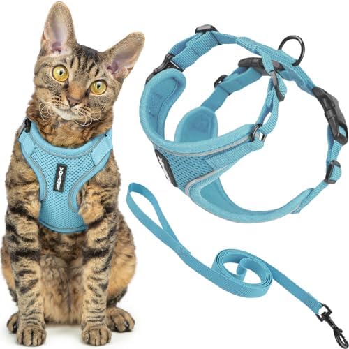 Voyager Escape-Proof Step-in Cat Harness & Leash by BestPetSuppliesLLC