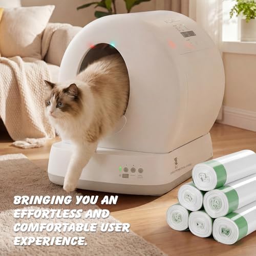 140 Cat Litter Box Liners For Meowant Mw-Sc01/Sc02/Sc09, Drawstring - Image 5