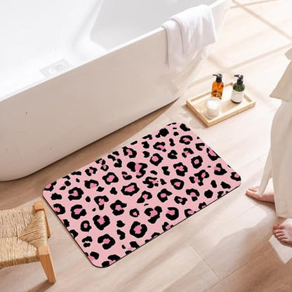 Bath Mats for Bathroom, Modern Stylish Diatomaceous Bath Rug Quick Dry - Image 3