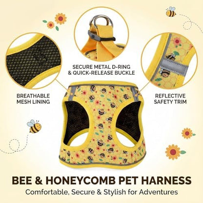 Mihqy Step in Dog Harness and Leash Set, Soft Breathable Mesh - Image 2
