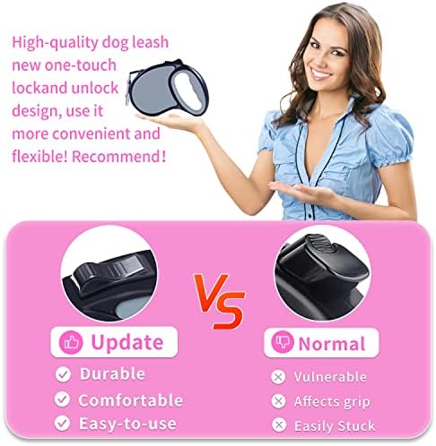 Retractable Dog Leash 16Ft/5M for Small Medium Dogs - Image 3