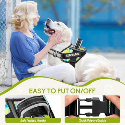 Service Dog Vest Harness and Leash Set, Animire in Training Dog Harness - Image 2