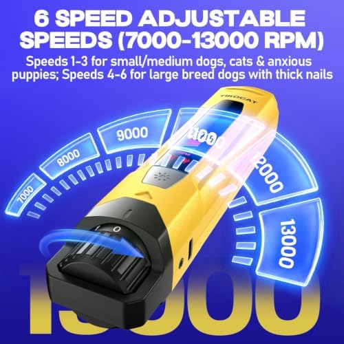 Whisper Quiet Dog Nail Grinder 50% More Powerful - Image 3