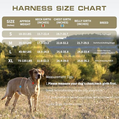 Dog Harness for Large Dogs, No Pull Tactical Vest - Image 6