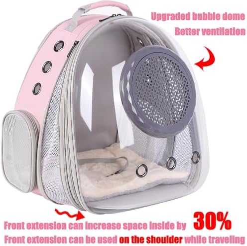 Large Cat Bubble Backpack Carrier, Front Extension - Image 4