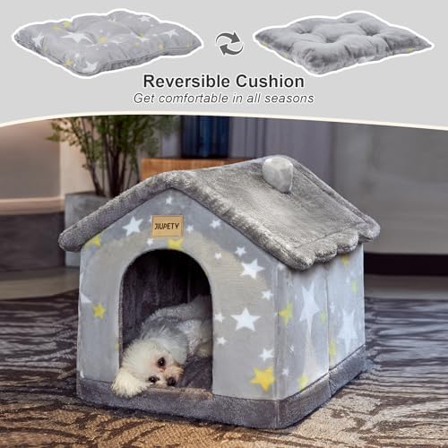 Cute Cat Beds for Indoor Cats, Foldable Cat House - Image 4