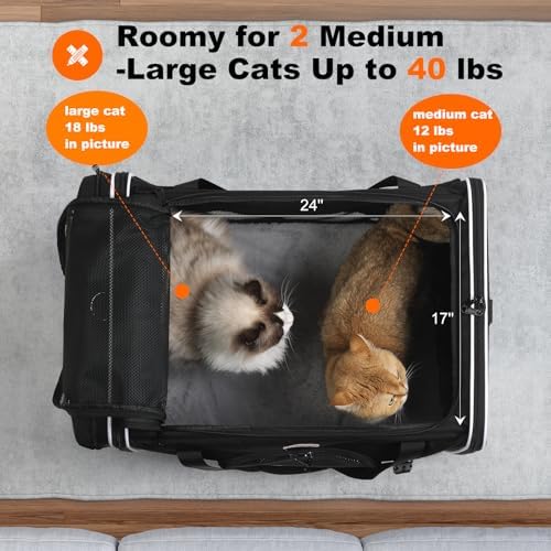 pidipiti 24x17x17 Extra-Large pet Carrier - Image 3