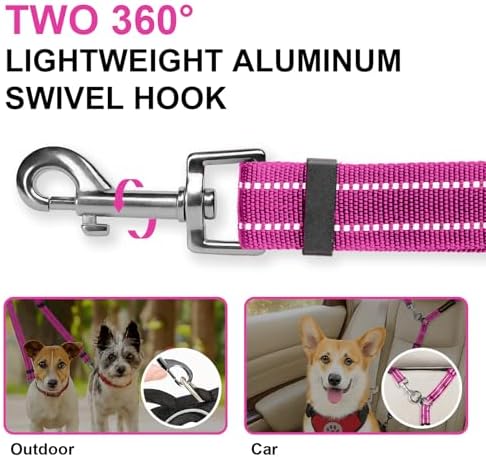 MingXpet Double Dog Leash for Two Dogs, No Pull Dog Leash, 360° Swivel No - Image 3