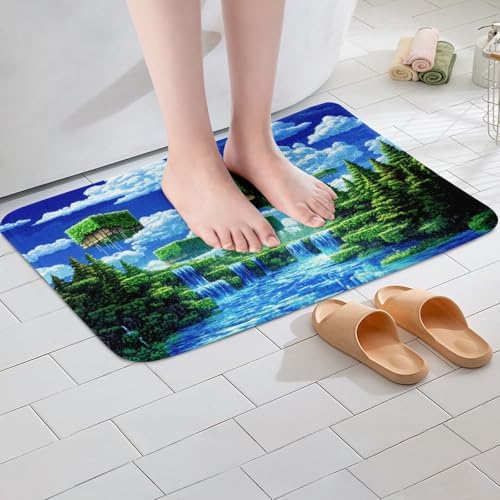 Manfei Pixelated Games Bath Mats - Image 4