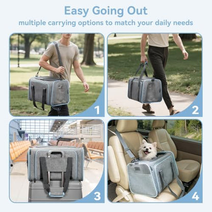Petsfit Large Double Expandable Cat Carrier - Image 3