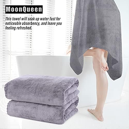 MOONQUEEN 2 Pack Premium Bath Towel Set - Image 7