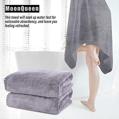 MOONQUEEN 2 Pack Premium Bath Towel Set - Image 7