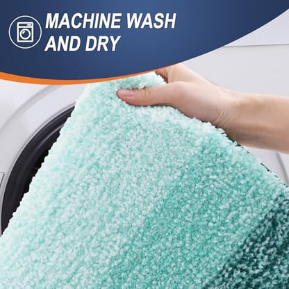OLANLY Bathroom Runner Rug 45x27, Extra Soft Absorbent Microfiber Bath Rugs - Image 6