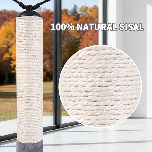 AIWIKIDE 24" Scratching Post, Interactive Cat Scratcher - Image 4