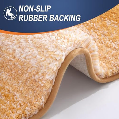OLANLY Bathroom Runner Rug 59x20, Extra Soft Absorbent Microfiber Bath Rugs - Image 5