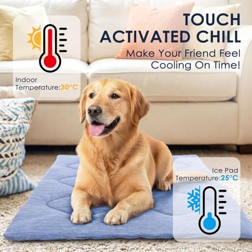 ASENKU Dog Cooling Mat, Portable & Durable Cooling Mat - Image 4
