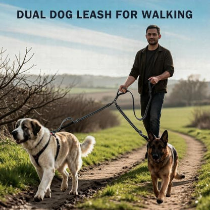 Uppetly Double Dog Leash for 2 Dogs, No Tangle Dual Leashes for Walking - Image 6