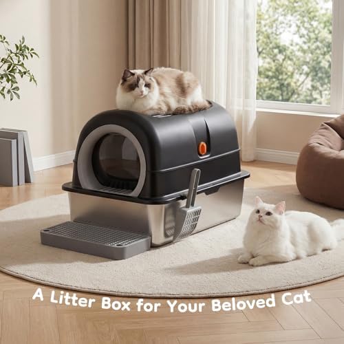 OLIXIS Stainless Steel Litter Box - Image 2