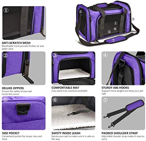 Henkelion Large Cat Carriers Dog Carrier Pet Carrier - Image 3