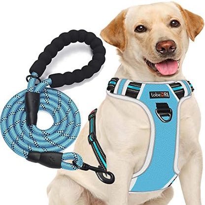 tobeDRI No Pull Dog Harness Adjustable Reflective Oxford Easy Control Medium by tobeDRI