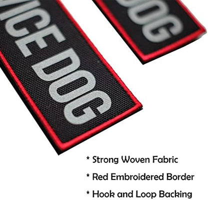 2 Pcs Reflective Service Dog Patch Set - Image 3